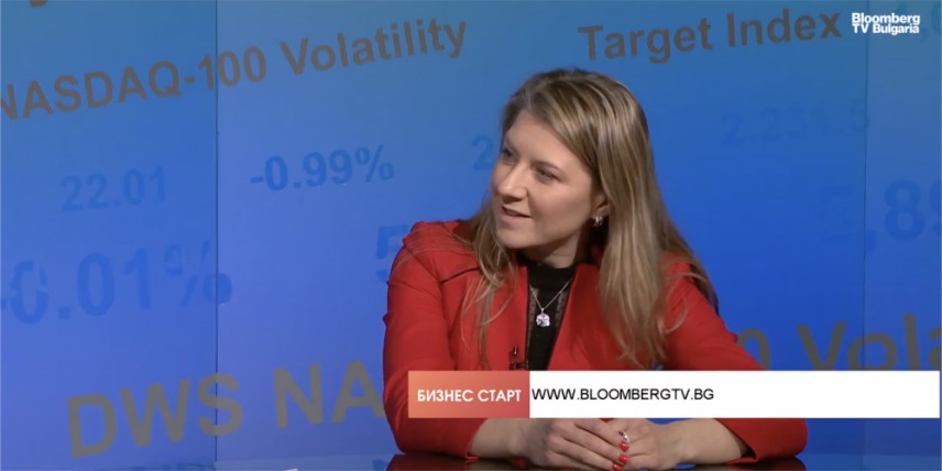 Габриела Руменова - основател на онлайн платформата „Ние, потребителите“ в предаването „Бизнес старт“ по Bloomberg TV Bulgaria