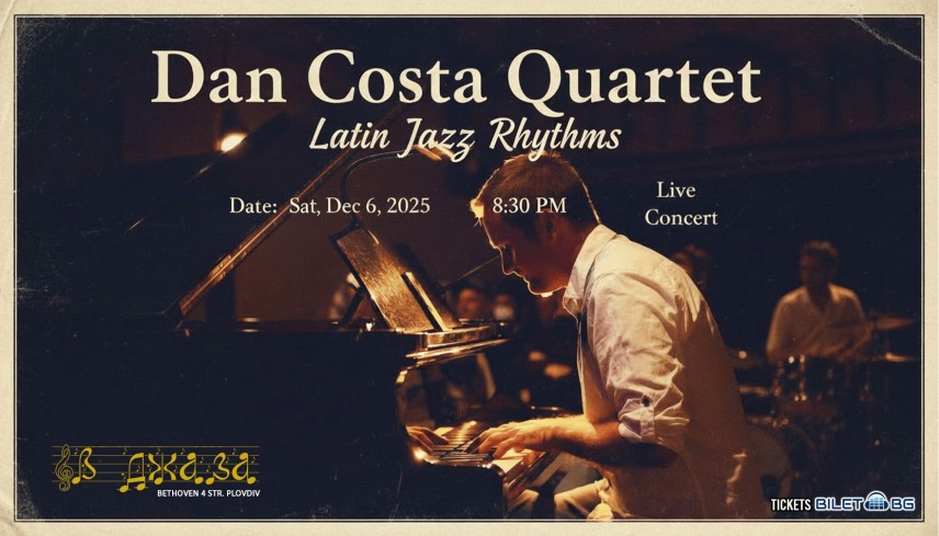 Dan Costa Quartet свири в Клуб "В Джаза"