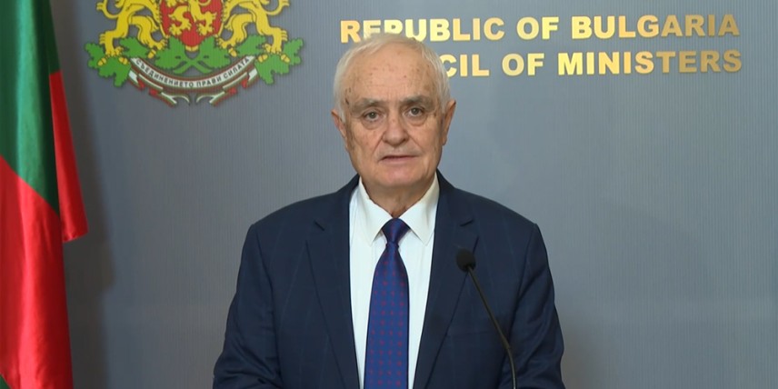 Служебният министър на отбраната Атанас Запрянов